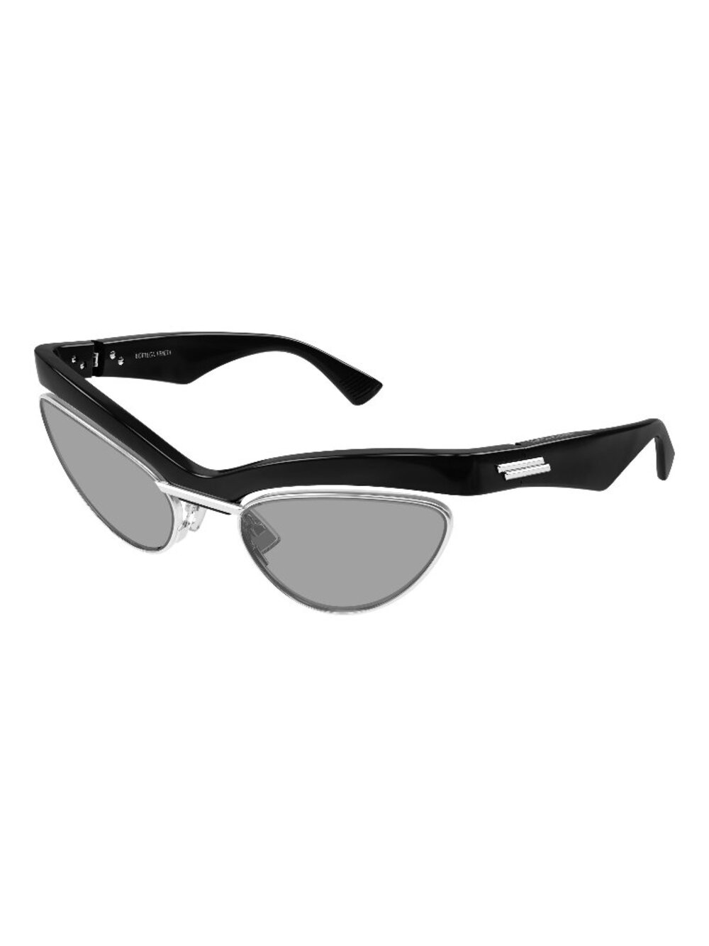 New Bottega Veneta Women's Sunglasses Black Grey Lens Injected Frame BV1480S 003